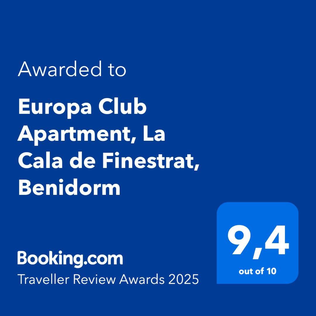 Europa Club Apartment, La Cala De Finestrat, Benidorm, Next To The Beach, Ground Floor, Air Cond Exteriör bild